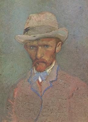 Vincent Van Gogh Self-Portrait with Grey Felt Hat (nn04)